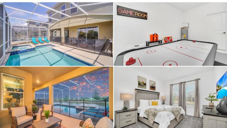 Spacious Villa near Disney w/Pool ,Game room