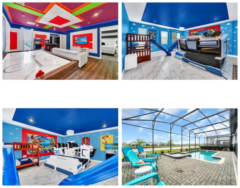 Ultimate 9BR Disney Escape: Lakeview,Slides&Magic!