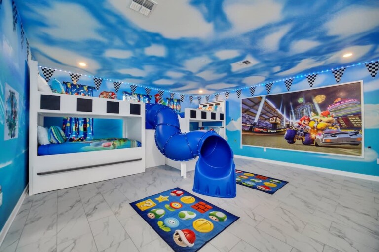 Mario Kart Themed Room 9 Bed Home Resort Community