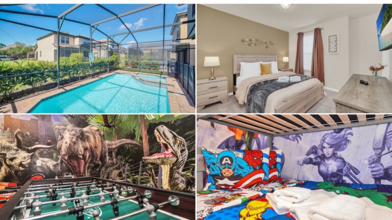 Stylish Family Villa with Game Room & Pool